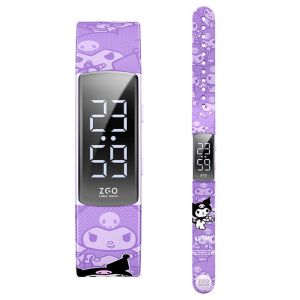 100% Authentic SANRIO Hello Kitty Smart Band Watch for Kids Gilrs Boys Smartwatch with Backlight Melody IP65 Waterproof Watch Childrens Cinnamoroll Smartwatch Sports Bracelet Birthday Gift Kuromi 6262