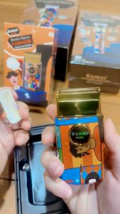 Kemei Hair Clipper Set Professional Barber Trim Tuya USB Rechargeable Electric Shaver Cordless Beard Trimmer