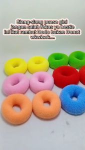 Ikat rambut donat dodo sw isi 12 pcs