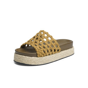 Reddragonfly | Summer New Thick Sole Woven Beach Sandals