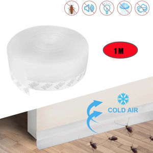 Door Bottom Seal Strip Weather Window Rubber Seal Weatherstrip Windproof Dust Self Adhesive Door Windshield Sealing Tape