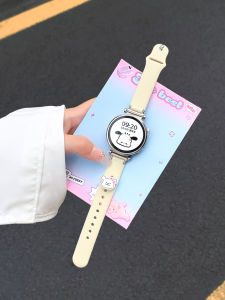 สายนาฬิกาUhada สำหรับ Huawei GT5 GT6 GT4 GT3 สายยางกาวลายการ์ตูนน่ารักสำหรับผู้หญิง สายนาฬิกาสปอร์ตแบบหนังสือพิมพ์แบบยูนิเซ็กซ์