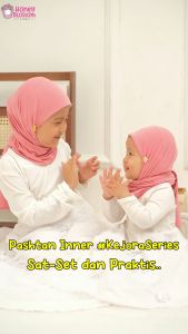 HoneyBlossom - Hijab Pashtan Inner Anak / Pastan Anak Perempuan / Pastan Anak Jersey / Pashmina Instan Anak Perempuan / Pasmina Bayi / Pashmina Anak 2 Tahun / Jilbab Bayi Perempuan 1-2 Tahun / Pashmina Instan Anak / Hijab Bayi Kejora Series