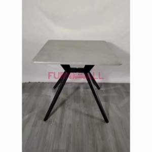 Furnimall Luxury Dining Table Super Top Restaurant Table Cafe Solid Round Modern Meja Makan Bulat