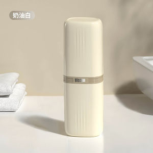 Travel Toothbrush Cup Set Student Dormitory Use Mouthwash Cup Brush Teeth Toothpaste Storage Box Plastic Wash Cup Simple Style