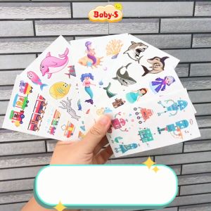 Hình xăm dán cho bé đa dạng nhiều chủ đề Baby-S Hình xăm mini nhiều màu sắc cho bé trai và bé gái – SST008