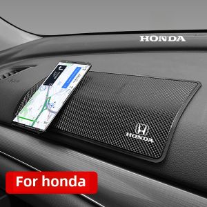 Honda Special Car Anti-Slip Mat Vehicle Interior Decoration Accessories Accord CR-V Halogen Fit PVC Dashboard Mat Automobile Supplies