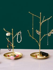 Accessible Luxury Jewelry Rack Scandinavian Ins Display Stand Key Holder For Home Multi-Functional Necklace Ring Storage Hot Sale Ornaments