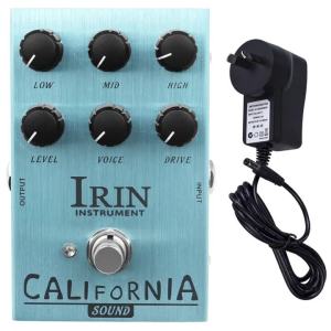 IRIN | IRIN AN-32 CALIFORNIA SOUND Guitar Pedal Effect Overdrive Amplifier Simulator Pedal Focus Rock Tones Electric Guitar Accessories