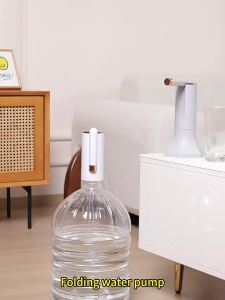 [hs] Foldable Bottled Water Electric Pumping Water Device Automatic Water Dispenser Electric Water Dispenser Household Rechargeable Mineral Spring Drinking Water Pump