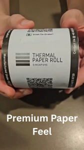 POS Receipt Thermal Paper Roll*Coreless*80mm X 76mm*Premium Quality*60 Rolls (Local Seller)