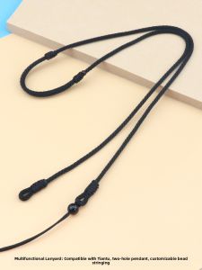 Adjustable Tassel Pendant Cord Simple Style Necklace Rope Handmade Vertical Woven High End Jewelry Accessory Fresh out Brand