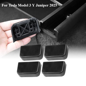 For Tesla Model 3 Model Y 2025 Juniper Rear Seat Slide Rail Rubber Plug Protection Car Interior Function Accessories for Tesla