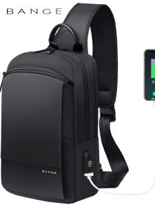 BANGE BG-77112 Oxford Cloth Outdoor Travel Bag Casual Fashion Shoulder Bag Mens Chest Bag Street Trend Business Scenario