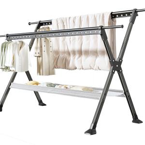 Joybos | Height Adjustable Folding Clothes Drying Rack