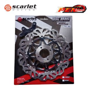 SCARLET RACING PIRINGAN CAKRAM DEPAN Jupiter Z1 Vega Mx Rx King Mx king Blade Kharisma UK 300MM