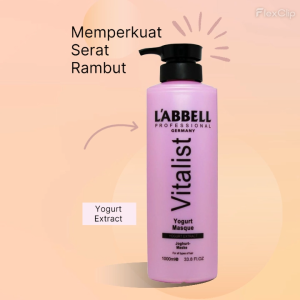 Labbell Energizing Scalp Shampoo Yogurt Hair Mask 1000ml set