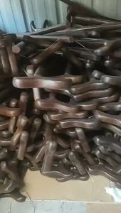 OXO Solid Wood Walking Stick for the Elderly Rosewood Door Frame Elderly Non-Slip Crutches Solid Wood Handle Climbing Crutches