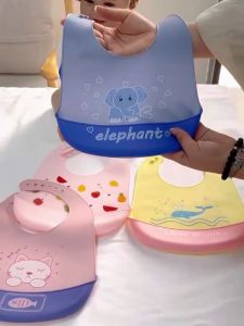 Bevavar Celemek Makan Bayi Lucu Baby Bib Slabber Silikon Anti Air