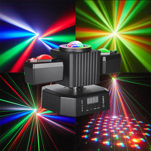 Đèn Sân Khấu Di Động LED Beam Với Điều Khiển Từ Xa Không Dây Bóng Ma Thuật Nhiều Màu Sắc Đèn Laser Dải Đèn Hoạt Động Theo Nhạc Dành Cho Tiệc DJ