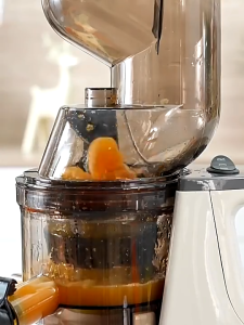 Slow Juicer Machine Large Mouth Whole Fruit Juicer Cold Press Juice Extractor Vegetable Blender 500W + Free 2 Filter