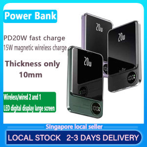 Powerbank Magnetic Wireless Power Bank Macsafe Fast Charger For iphone 12 13 14 15 16Pro Max Mini External Auxiliary Battery Pack