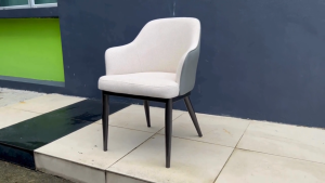 Luxe Curve Armchair  / Contemporary Dressing Chair - FRM0358