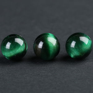 Natural Tiger Eye Stone Loose Beads DIY Handmade Bracelet Necklace for Men And Women Wooden Treasuries Crystal Fashion Jewelry