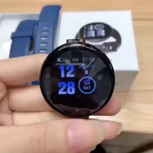 D18 Smart Watch Mens Womens Monitor Round Sports Watch Fitness Digital Watches for Men Band Bracelet
