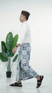 Sarung Batik Cap Warna Pastel Bahan Katun Primis Premium Santri Muslim Pria Wanita Dewasa