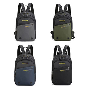 【New Arrival】Men Shoulder Crossbody Bags Anti-Theft Nylon Male Shoulder Bag Adjustable Multifunctional Portable Lightweight for Hiking Mountaineering