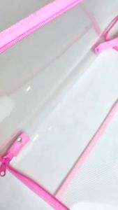 TOPLA Zipper File ZF-2828 Folder Map Document F4 SATUAN Warna Transparant Murah