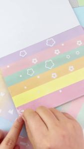 20 Sheets PET Die Cut Stickers Book Cute Cartoon Decorative Scrapbooking Materials DIY Journaling Japanese Stationery Supplies