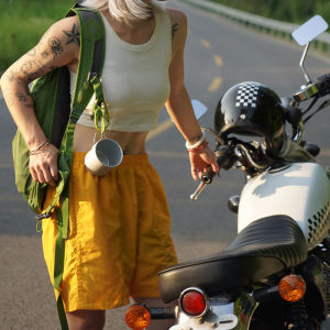 High Waist Sports Tank Top U-Shape Back Design Slimming Base Layer Vest Nature Revival Brand Polyester Fiber Short Style