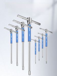 ไขควงหกเหลี่ยมแบบเดี่ยว T-Handle Sliding Rod Hex Wrench สำหรับงาน DIY คุณภาพดี ทนทาน สไตล์จีนแผ่นดินใหญ่