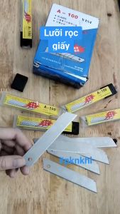 [Hộp 100 lưỡi] Lưỡi dao rọc giấy cạo keo đa năng A100