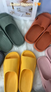 Indoor Home Slipper Anti Slip Lighweight Slip on Rubber Slipper M2