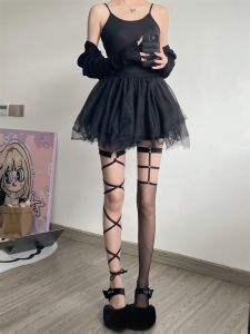 Ay Tofilms เซ็กซี่ High เอว ถุงน่องตาข่ายพร้อมเข็มขัดเหนือเข่าถุงเท้า พรางหุ่น Leg Shaping Hot Girls ทันสมัย Fishnet ถุงน่อง