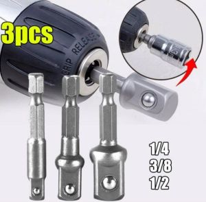 ลูกบล็อก 2หุน 3หุน 4หุน รวมข้อต่อสว่าน ชุดข้อต่อลูกบล็อค ด้ามต่อบล็อก ราคาถูก