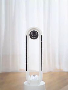 (1-Year warranty) Bladeless fan 12-speed DC motor Low noise with remote control Air circulation vertical fan Activated carbon purification Germicidal air purification
