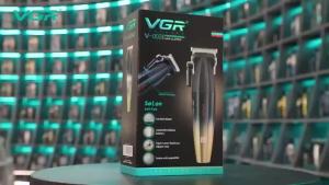VGR | Máy Cắt Tóc Điện Chuyên Nghiệp VGR Không Dây Cho Nam Máy Cắt Tóc Kim Loại Với Nhiều Cài Đặt Độ Dài Sử Dụng Được Khi Ướt/Khô