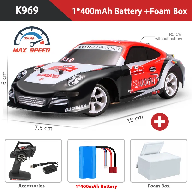 Wltoys K989 RC Car 1:28 4WD Offroad 2.4G 30km Remote Control
