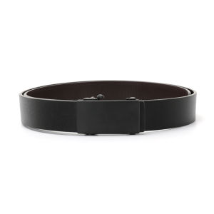 Genuine Leather Belt Automatic Buckle Mens No Tooth Business Fashion Youthful Waist Belt Inner Wear PU Leather Surface