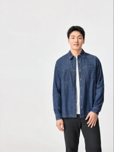Purcotton | Long Sleeve Open Shirt