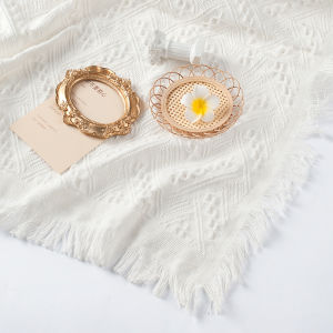 Tenwish Tassel Thickened Background Cloth Photo Backdrop ins Ornaments Nail Art Food Cake Baby Photography Blanket Camera Photo Accessory Studio Equipment Camera Equipment