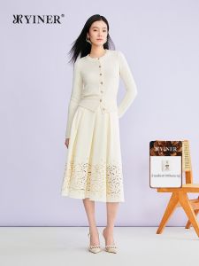Elegant and Fashionable Textured Feel Silk Blend Knitwear
