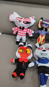 ZXZ | 20-30CM Anime Helluva Plush Boss Doll hazbin Moxxie Milie Loonie Cute Cartoon Doll Decoration Children Birthday Daily Accessorie