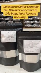 Coffee Grounds PH - Special Houseblend Dark Roast Drip Bags | Coffee Instant Brew Drip Coffee 5s 10s