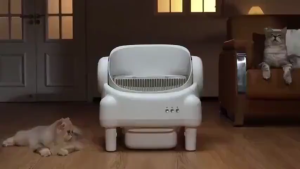 MeeGoo Smart Cat Litter Box Automatic Cleaner Large Capacity App Control Deodorize Cat Toilet