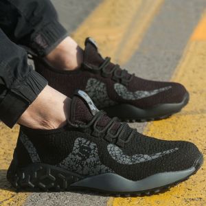 Bowerr safety shoes fashionable steel toe shoes for men work shoes anti-peircing